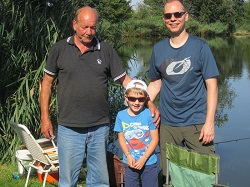 Karl Resel mit Jungfischer